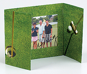 Golfers 4 x 6 Photo Mount Card