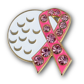 CRYSTAL BREAST CANCER BALL MARKER